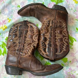 Laredo Birchwood Mens Leather Western Boots Size 10